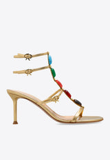 Gianvito Rossi Shanti 70 Leather Sandals G32311 70RIC-NPSMEKO