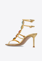 Gianvito Rossi Shanti 70 Leather Sandals G32311 70RIC-NPSMEKO