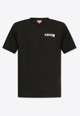 Kenzo Logo-Printed Crewneck T-shirt FF55TS489 4SG-99J