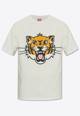 Kenzo Logo-Printed Crewneck T-shirt FF55TS533 4SG-02