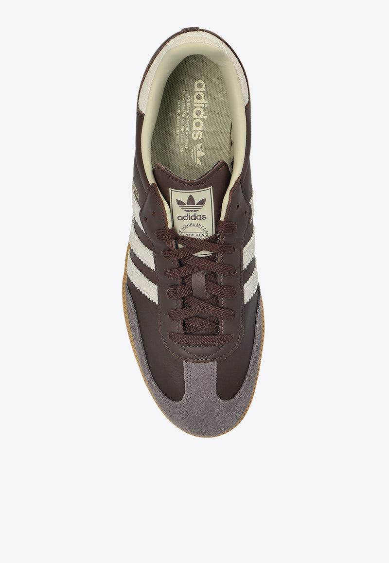 Adidas Originals Samba OG Low-Top Sneakers ID1481 0-BROWN PUTGRE GOLDMT