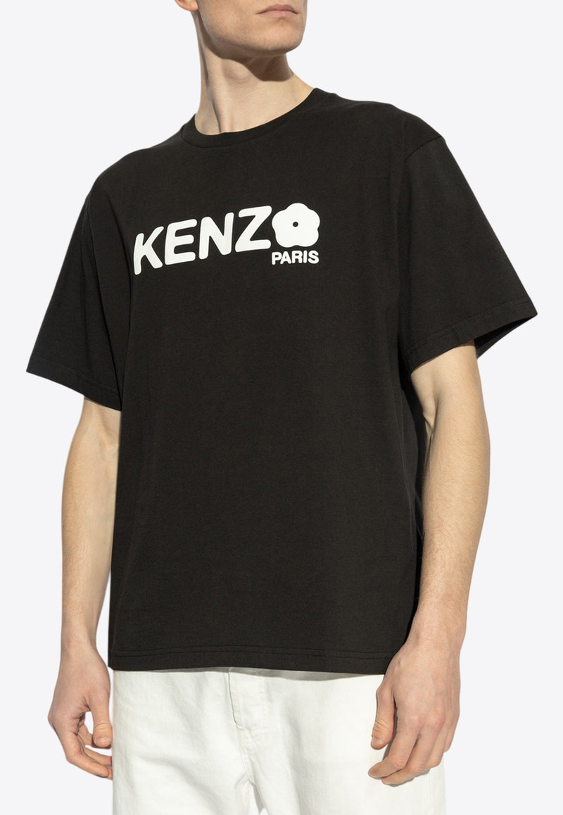 Kenzo Logo-Printed Crewneck T-shirt FF55TS491 4SG-99J