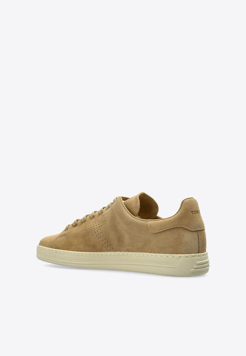 Tom Ford Warwick Suede Low-Top Sneakers J1507 LCL423N-3JW03