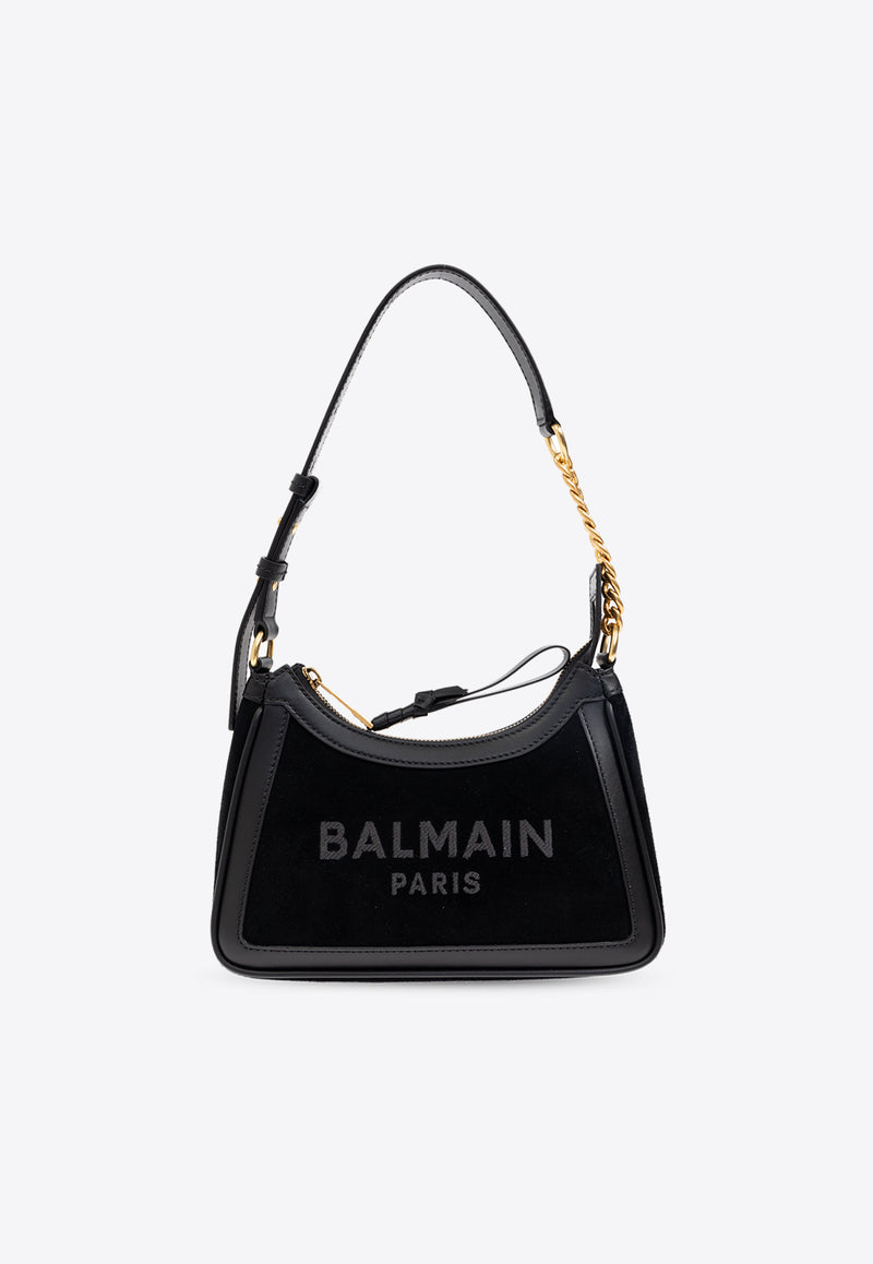 Balmain B-Army Suede Shoulder Bag EN1BT743 LCBD-0PA