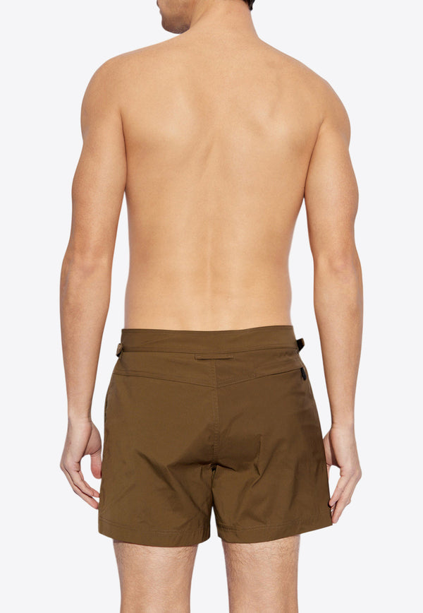 Tom Ford Side Buckle Swim Shorts KĄPIELOWE BSS001 FMN004S23-FG814