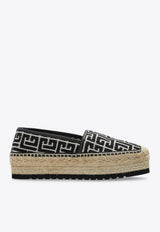 Balmain Monogram Platform Espadrilles EN1UG866 TJMA-GFE