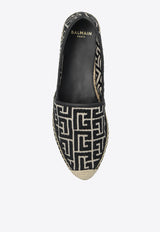 Balmain Monogram Platform Espadrilles EN1UG866 TJMA-GFE