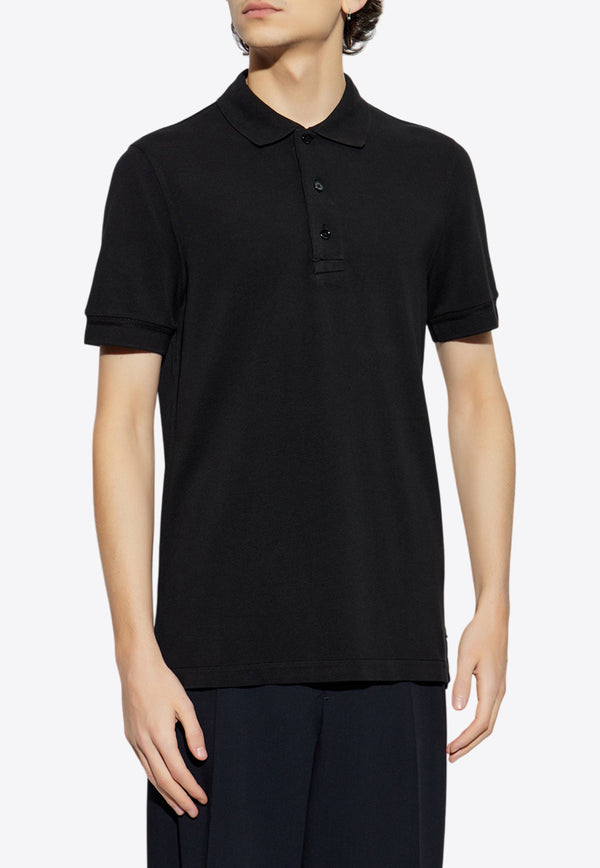 Tom Ford Short-Sleeved Piquet Polo T-shirt JPS011 JMT009S25-LB999