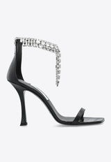 Jimmy Choo Verity 100 Crystal Embellished Sandals Black VERITY SANDAL 100 BYK-BLACK