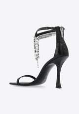 Jimmy Choo Verity 100 Crystal Embellished Sandals Black VERITY SANDAL 100 BYK-BLACK