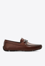 Salvatore Ferragamo Driver Gancini-Buckle Loafers 02C398 PARIGI NEW 778795-MIDBROWN