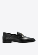 Salvatore Ferragamo Hybrid Gancini-Buckle Loafers 029264 BIARRITZ 778971-NERO