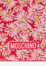 Moschino Floral-Printed Silk Scarf 03150 M3249-002