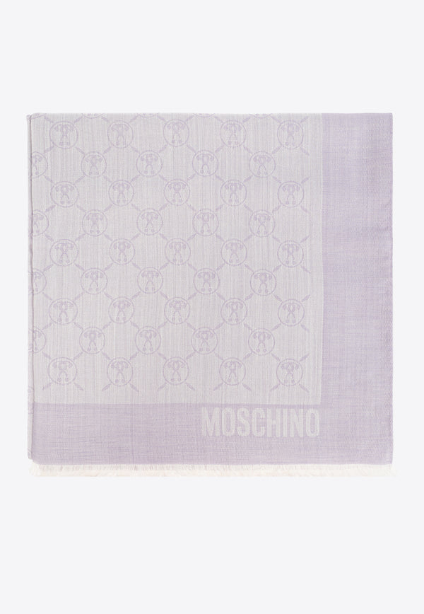 Moschino Logo-Monogram Square Scarf 03234 M2321-009