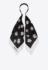 Moschino Floral-Printed Scarf Headband 03334 M3228-001