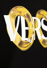 Versace Maxi Chain Logo T-Shirt 1013302 1A13401-2B510