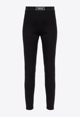 Versace Logo-Patched Leggings 1016403 1A12037-1B000