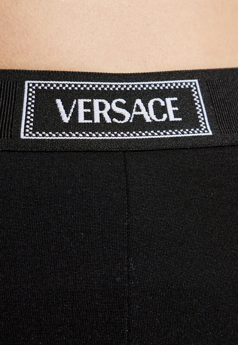 Versace Logo-Patched Leggings 1016403 1A12037-1B000