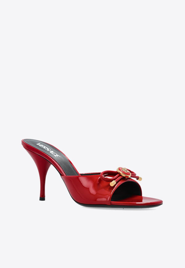 Versace Opera Bow 85 Leather Mules 1018239 D2VE-1RB3V