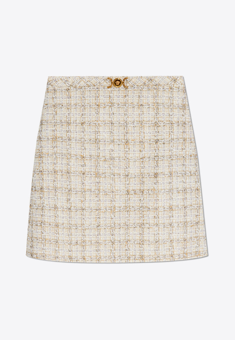 Versace Mini Tweed Skirt 1015715 1A13646-2KN80