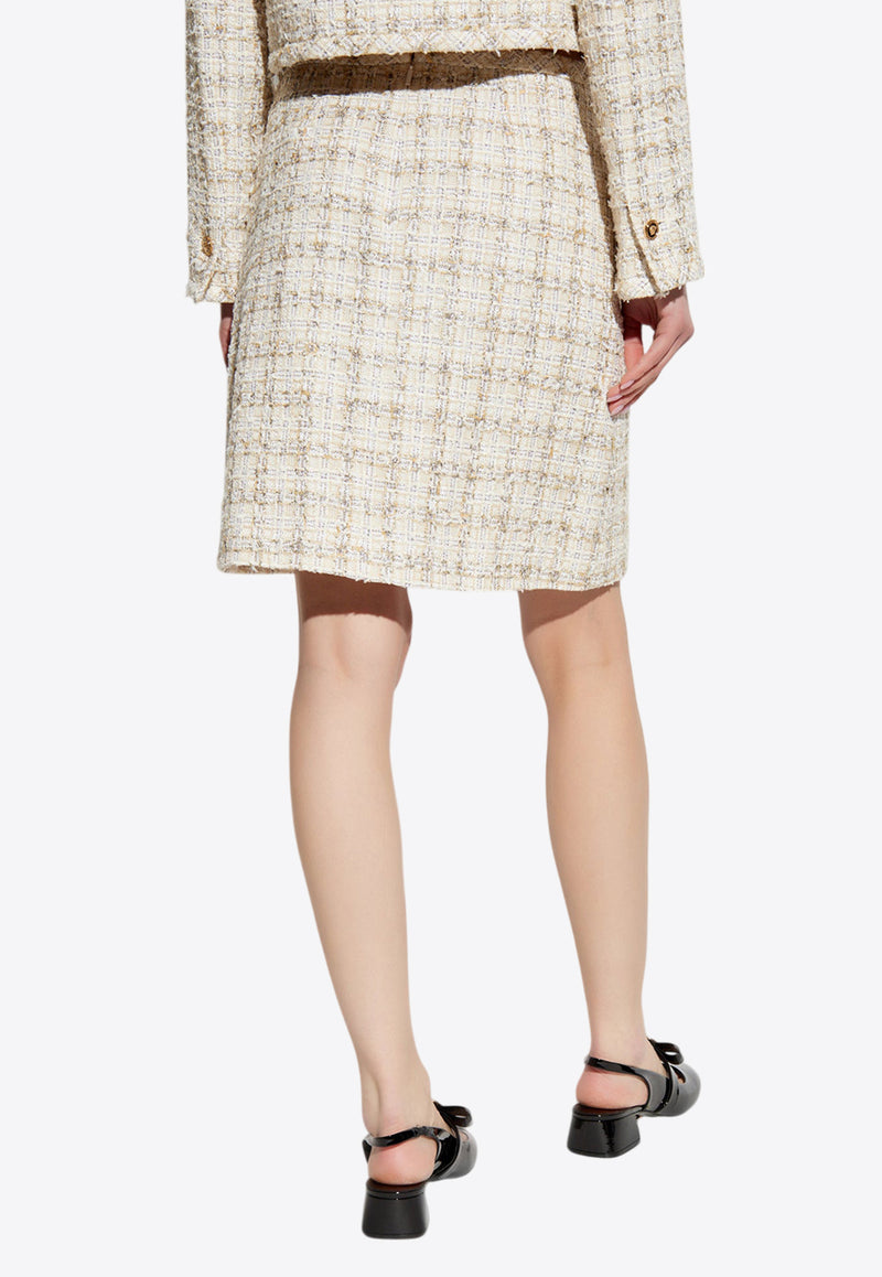 Versace Mini Tweed Skirt 1015715 1A13646-2KN80