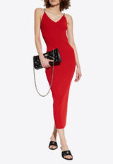 Versace Pin-Up Midi Dress 1018586 1A12699-1RB30