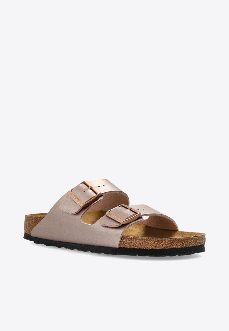 Birkenstock Arizona Buckle Slides Gold 1023960 0-COPPER