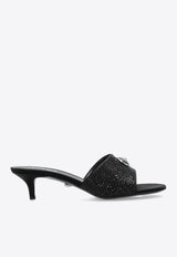 Versace Alia 45 Leather Mules 1018241 1A13462-1B00P