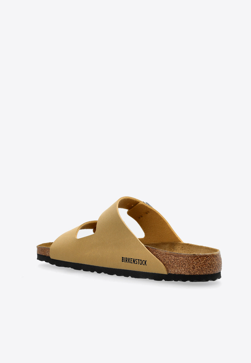 Birkenstock Arizona Birko-Flor Nubuck Sandals 1029170 0-BIRKIBUC LATTE CREAM