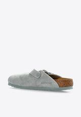 Birkenstock Boston Suede Leather Clogs 1029214 0-PURE SAGE