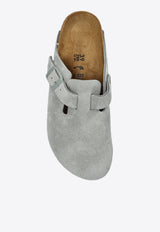 Birkenstock Boston Suede Leather Clogs 1029214 0-PURE SAGE