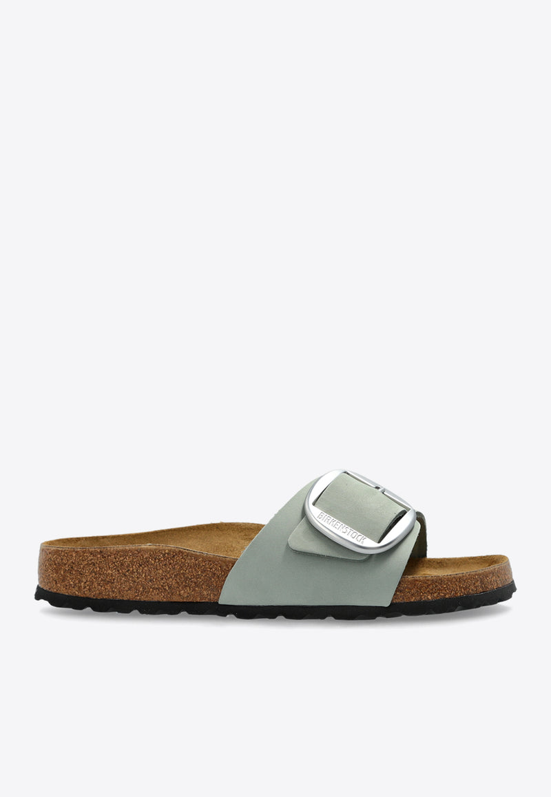 Birkenstock Madrid Big Buckle Nubuck Leather Sandals 1029293 0-PURE SAGE