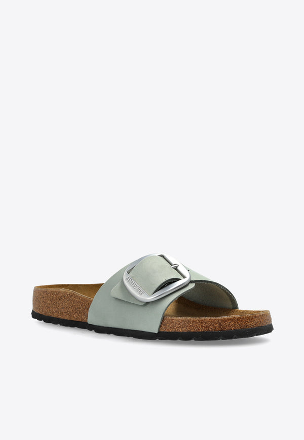 Birkenstock Madrid Big Buckle Nubuck Leather Sandals 1029293 0-PURE SAGE