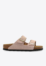 Birkenstock Arizona Suede Leather Sandals 1026170 0-LIGHT ROSE