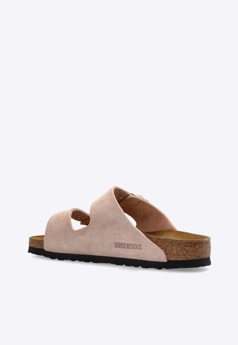 Birkenstock Arizona Suede Leather Sandals 1026170 0-LIGHT ROSE