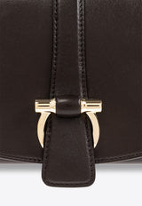 Small Front-Flap Leather Crossbody Bag