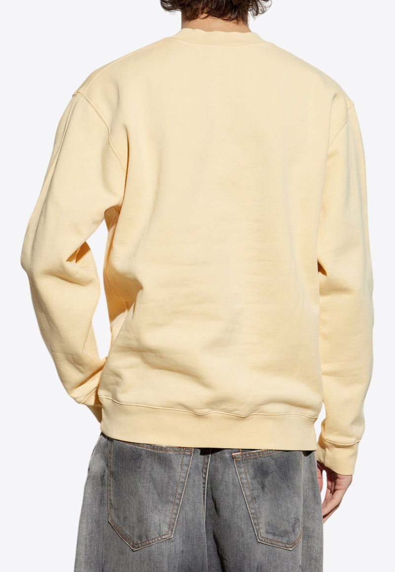 Jacquemus Logo-Patch Crewneck Sweatshirt 245JS206 2036-131