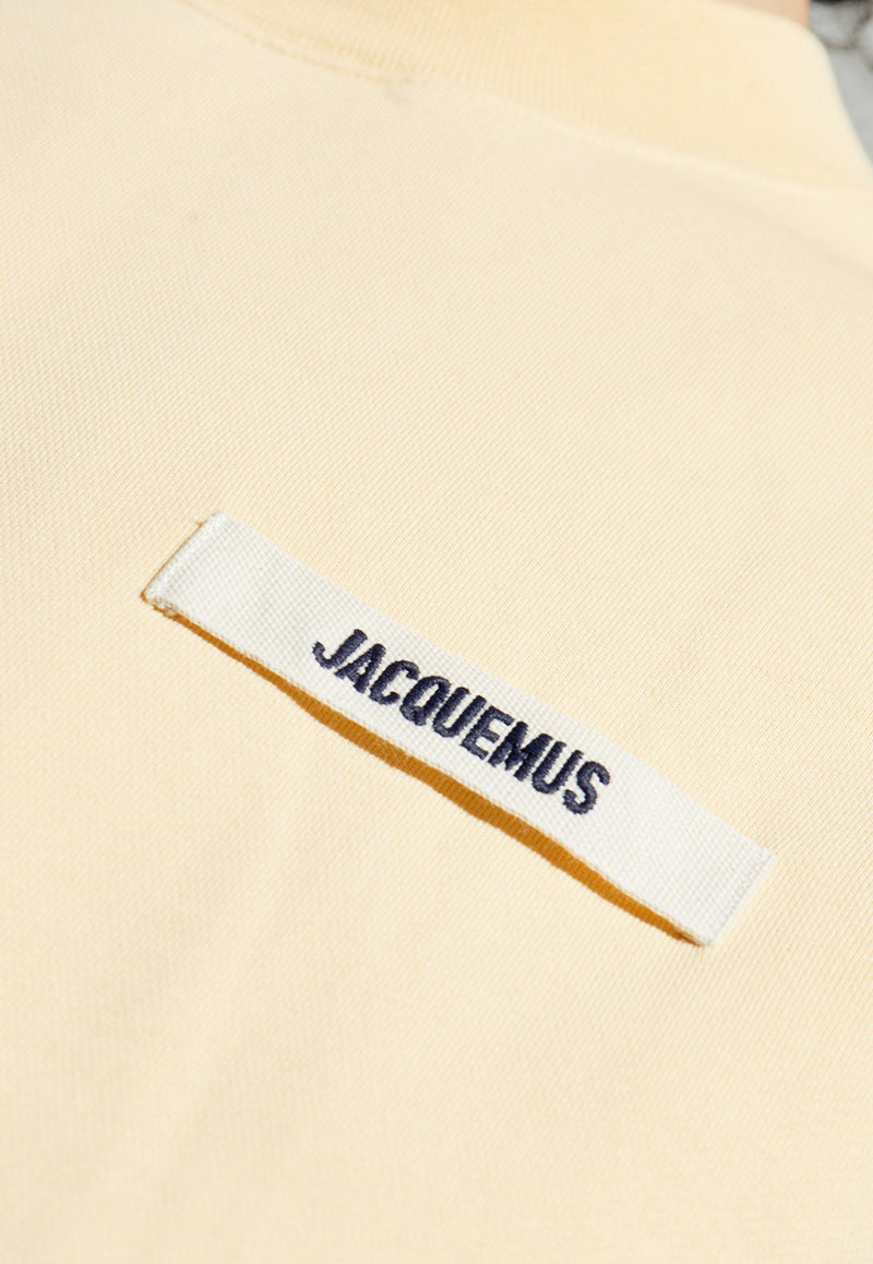 Jacquemus Logo-Patch Crewneck Sweatshirt 245JS206 2036-131