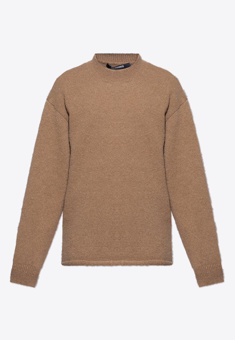 Jacquemus La Maille Logo-Intarsia Sweater 245KN295 2329-810