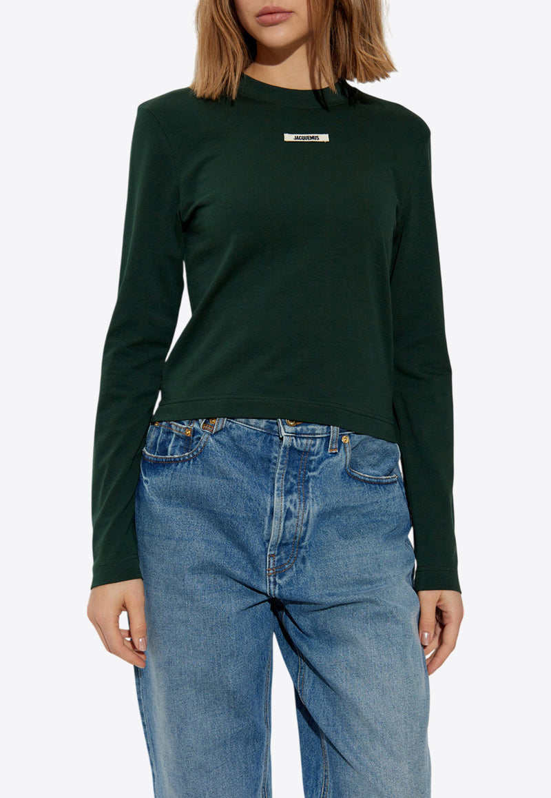 Jacquemus Logo-Patch Long-Sleeved T-shirt 241JS155 2031-591