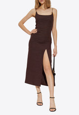 Jacquemus Notte Viscose Midi Dress 251DR100 1713-8CP