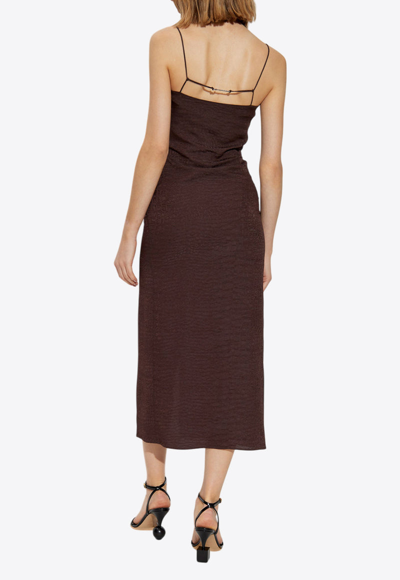 Jacquemus Notte Viscose Midi Dress 251DR100 1713-8CP