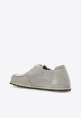 Birkenstock Utti Suede Laced Shoes 1029553 0-ANTIQUE WHITE