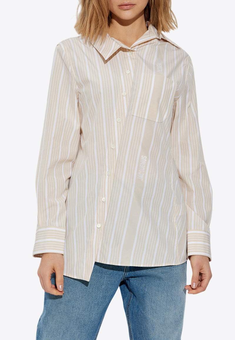 Jacquemus Pablo Long-Sleeved Shirt 243SH062 1691-1GY