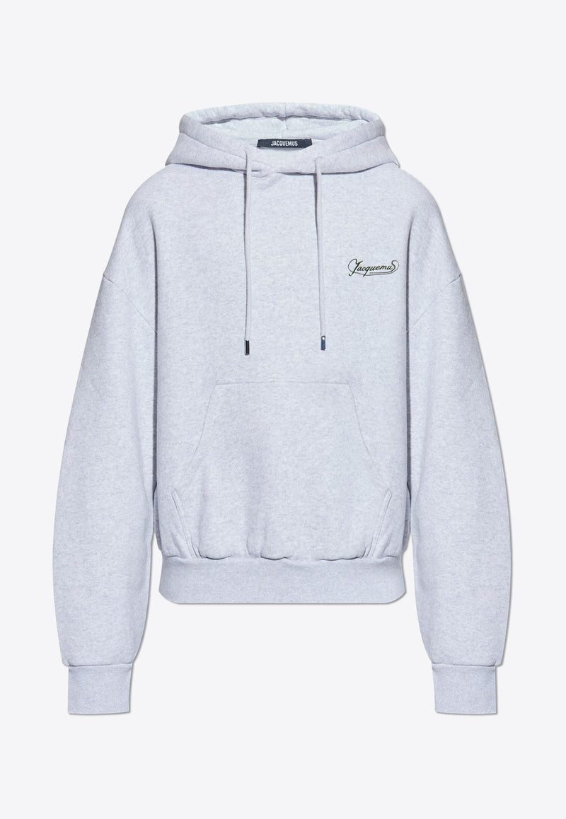 Jacquemus Gros Grain Logo-Embroidered Hoodie 255JS307 2465-9CN