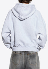 Jacquemus Gros Grain Logo-Embroidered Hoodie 255JS307 2465-9CN