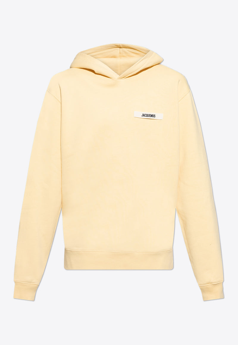 Jacquemus Gros Grain Logo-Patch Hoodie 245JS247 2036-131