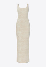 Jacquemus Printed Strappy Maxi Dress 251DE069 1731-1JK