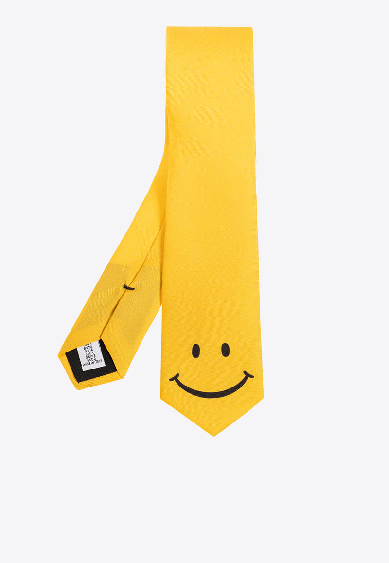 Moschino Smiley Silk Tie 55009 M5832-001