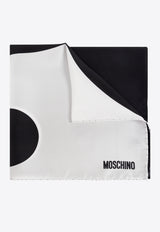 Moschino Printed Silk Scarf 50347 M5820-001